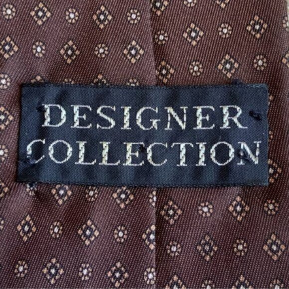 Vtg Men's Retro Casual Designer Collection Geometric Pattern Tie - Picture 2 of 6